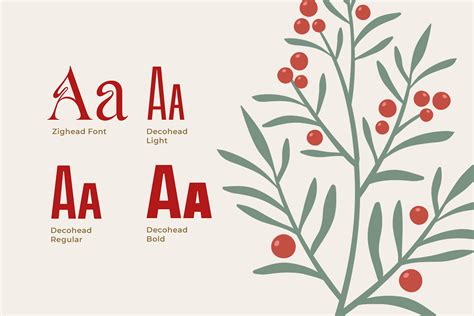 Merry Christmas Font Pairing :: Behance