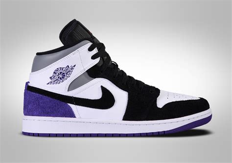 NIKE AIR JORDAN 1 RETRO MID SE COURT PURPLE