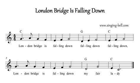 Free Nursery Rhymes > London Bridge Is Falling Down - free mp3 audio download