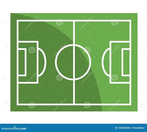 Football pitch vector stock illustration. Illustration of color - 125584584