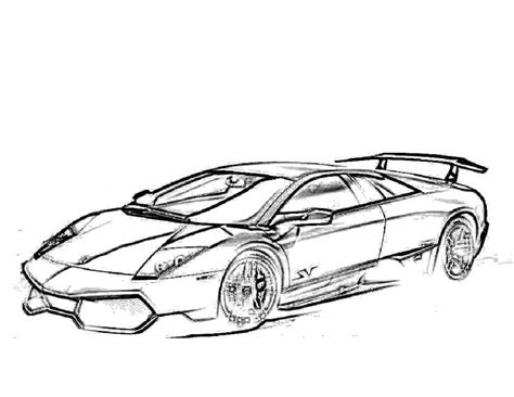 Free Printable Lamborghini Coloring Pages For Kids