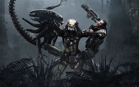 Alien Vs Predator Game Wallpaper