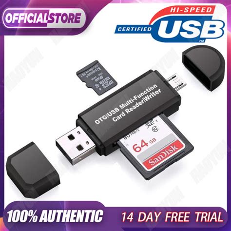 USB Memory Card Reader Multifunction High Speed Micro USB OTG to USB 2.0 Card Adapter SD/Micro ...