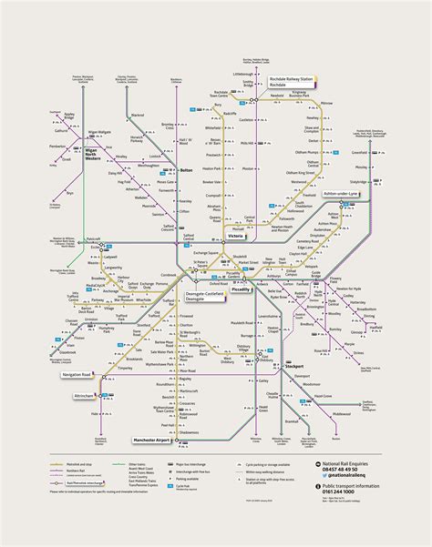 Manchester Metro Map