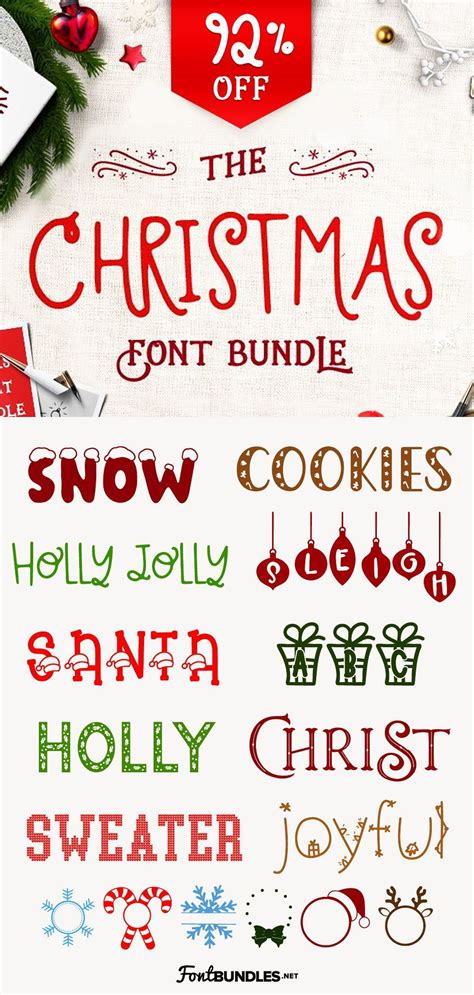 Free Santa Font Get Into The Christmas Spirit With Our Free Christmas Fonts. - Printable ...