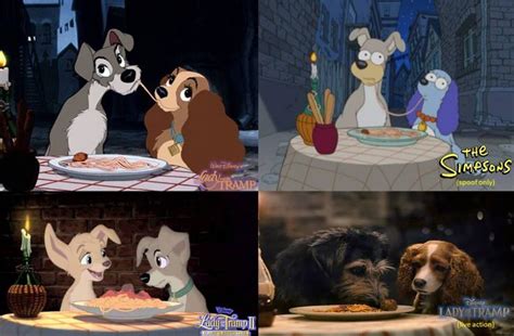 Lady and the Tramp spaghetti scenes by JAMNetwork on DeviantArt | Lady and the tramp, Lady, Scenes