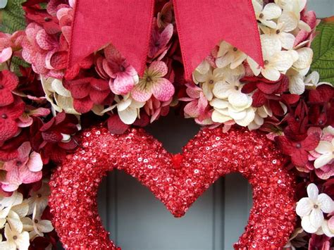 Heart Wreath Valentine Wreath Valentine Heart Wreath - Etsy