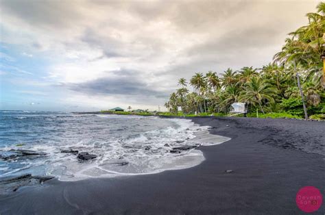 Punaluu Black Sand Beach