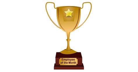 Employee of the Month Award, Golden Trophy Standing Photo Sculpture | Zazzle