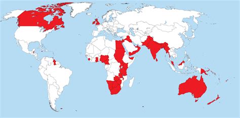 Map of the British Empire at its height in the 20th century (revised version) [4500 x 2234 ...