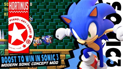 Modern Sonic in Sonic 3 Concept Mod | Part 2 (1080P @60 FPS) - YouTube