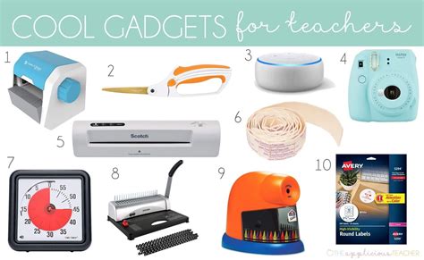 cool gadgets for teachers numbered image - The Applicious Teacher