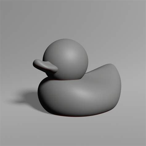 3D Printable Rubber duck by Melanthios