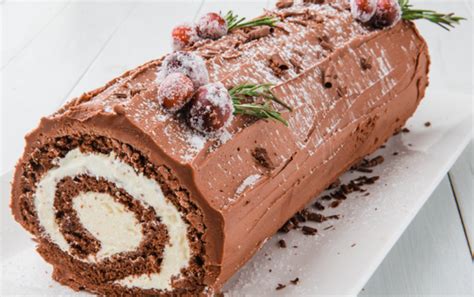 Classic Yule Log Recipe - Kitchen Cookbook