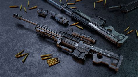 Sniper Rifle (Halo) - Finished Projects - Blender Artists Community