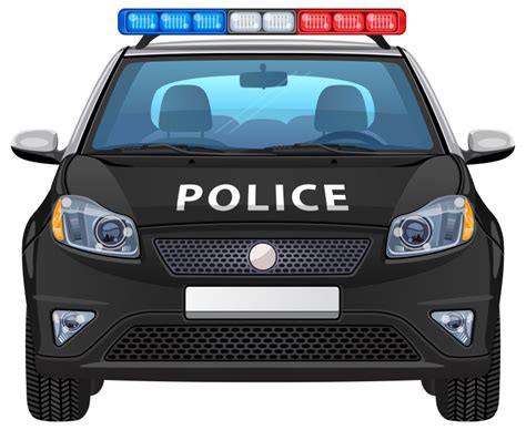 Free Front view stock Police Auto Picture Clipart for Download