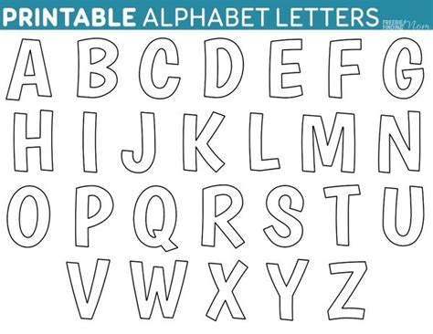 Printable Free Alphabet Templates | Free printable alphabet letters, Printable letter templates ...