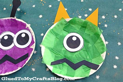 Paper Plate Monster Craft