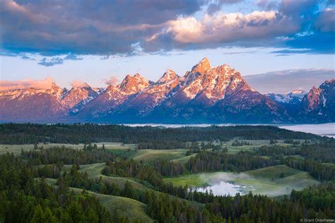 Teton Sunrise | Grand Teton National Park, Wyoming | Grant Ordelheide Photography