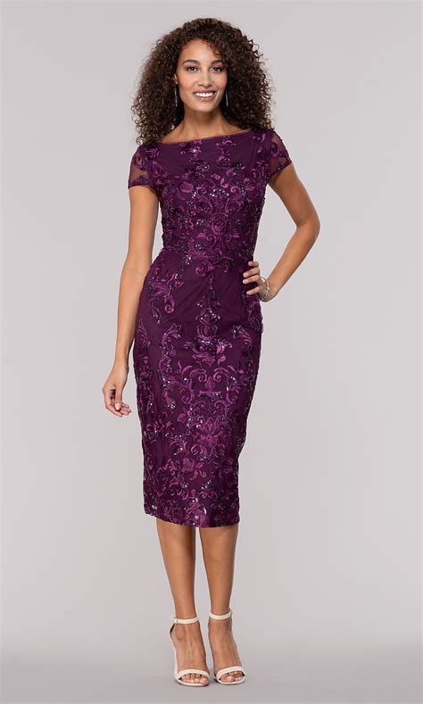 Purple Sheath Dress | DressedUpGirl.com