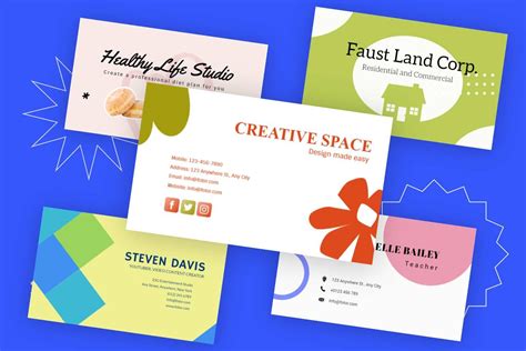 Business Card Maker: Create Business Card Designs Online For Free | Fotor Graphic Design Software