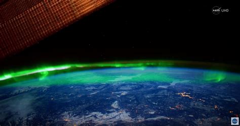 Breathtaking view of the Northern Lights from space in NASA ultra HD video - CBS News