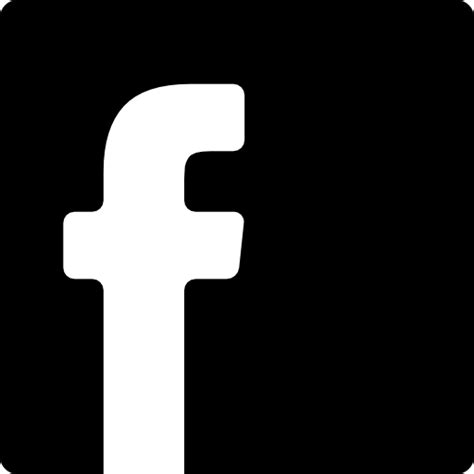 Facebook Logo Icon Black