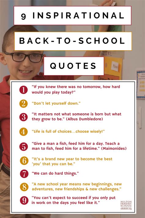 9 Back-to-School Mottos That Motivate Students and Teachers - Milton Hershey School