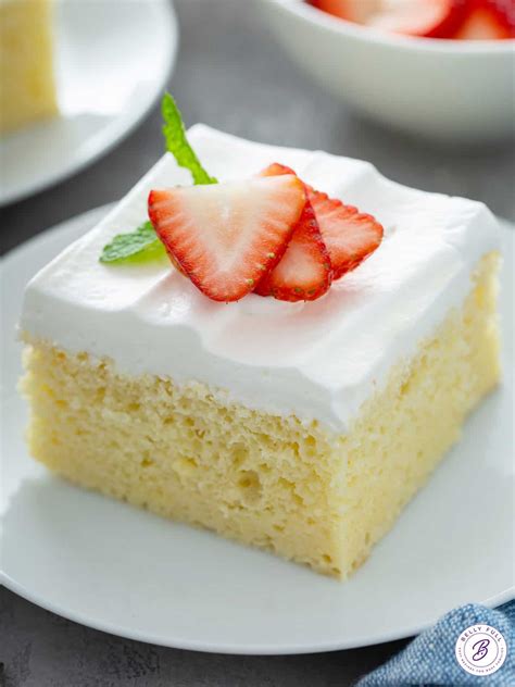 Tres Leches Cake Recipe - Belly Full