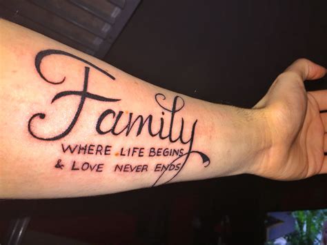 Family Quotes For Tattoos