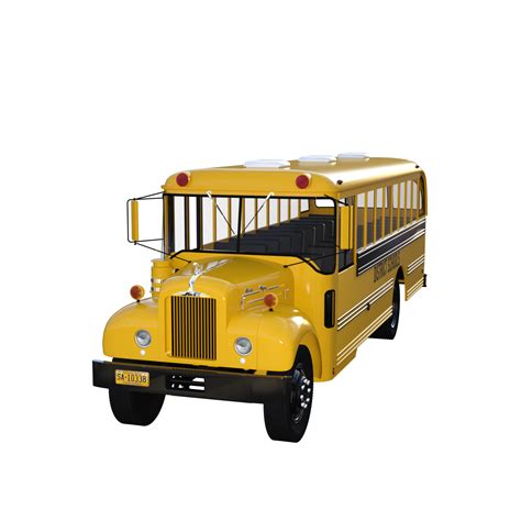 3D School Bus 11962317 PNG