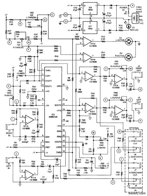 STEREO_AUDIO_COMPRESSOR - Amplifier_Circuit - Circuit Diagram - SeekIC.com