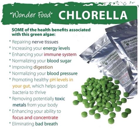 Benefits of Chlorella | Chlorella benefits, Chlorophyll benefits, Health and nutrition