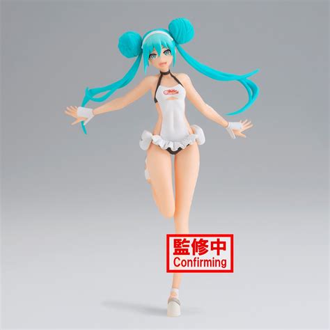 Hatsune Miku: Racing Ver. Racing Miku 2022 Tropical Maid Ver. Non-Scale Figure: Banpresto ...