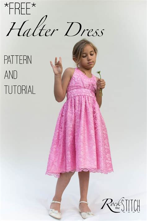 Rock the Stitch: Free halter dress pattern and tutorial