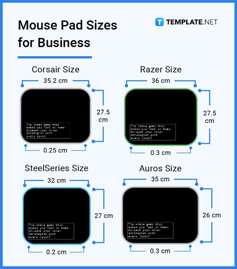 Mouse Pad Size - Dimension, Inches, mm, cms, Pixel | Free & Premium Templates