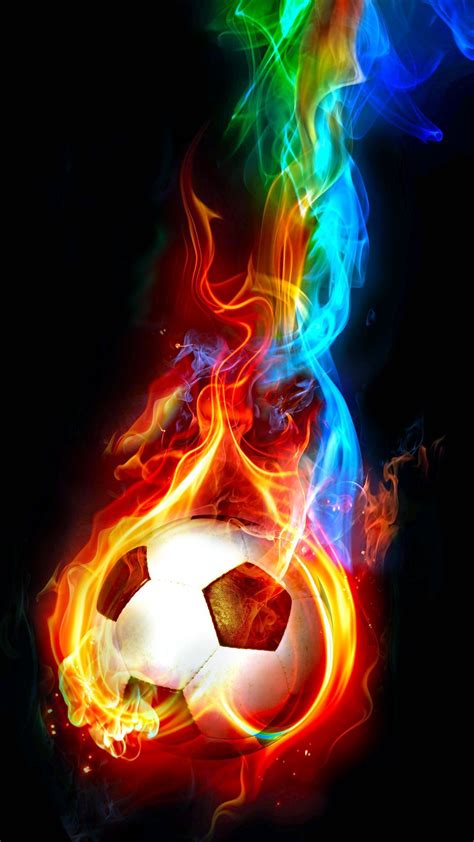 Soccer Ball On Fire Wallpapers on WallpaperDog