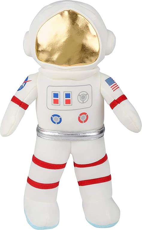 Amazon.com: 14” Stuffed Astronaut Toy - Realistic Astronaut Plush With NASA Patch & American ...