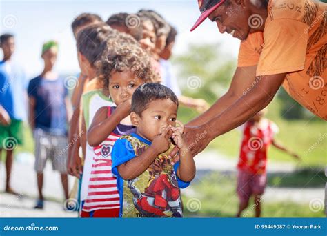 The Aeta Tribe Children Near Mount Pinatubo on Aug 27, 2017 in S Editorial Photography - Image ...