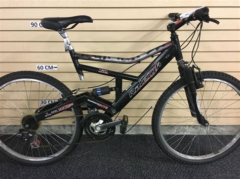 BLACK RALEIGH 21 SPEED FULL SUSPENSION MOUNTAIN BIKE - Able Auctions