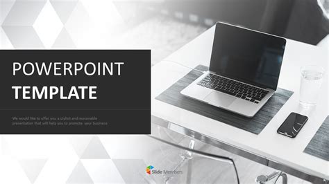 Free PowerPoint Template Download - Laptop Theme