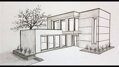 Perspective Drawing Architecture, Interior Architecture Drawing, Architecture Model House ...