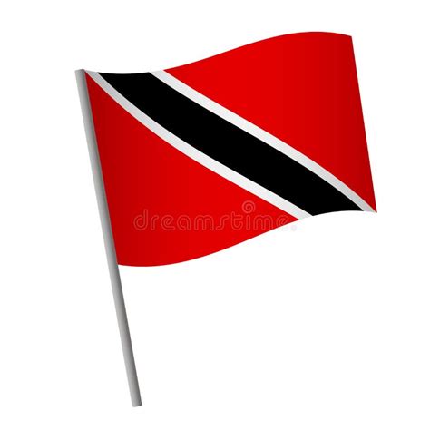 Trinidad And Tobago Painted Flag Stock Illustration - Illustration of illustration, border ...