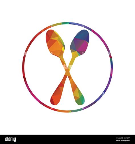 Spoon and fork logo design. Spoon and fork logo design. Spoon and fork logo design Stock Vector ...