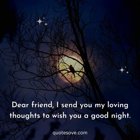 80+ Friend Good Night Quotes, Wishes, & Messages » QuoteSove