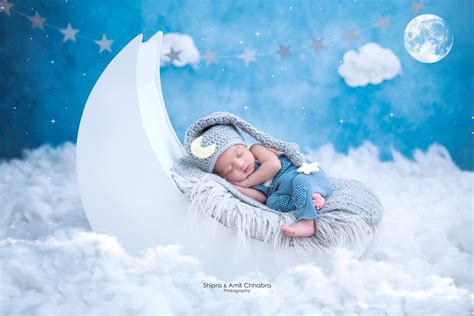 Captivating Moon Prop for Newborn Photography