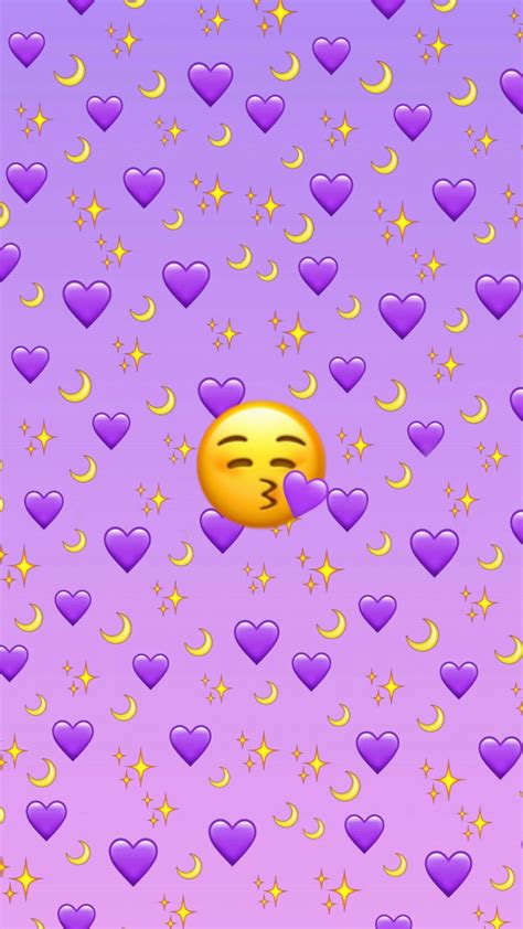 purple aesthetic emoji wallpaper Emoji aesthetic wallpaper by cutellie - Abstract Wallpapers