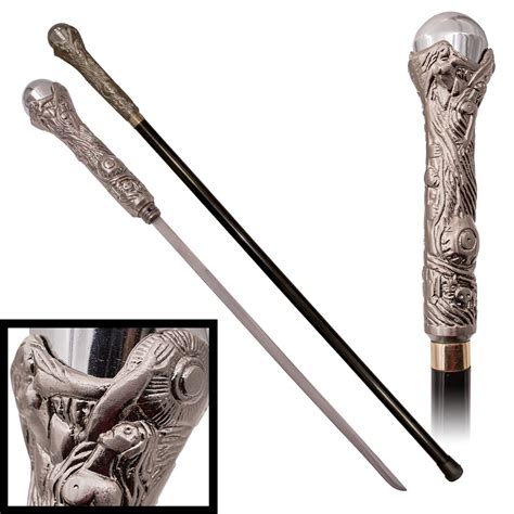 Lightbearer Harem Vintage Antique Walking Cane Stick Hidden Sword (LON – Panther Wholesale