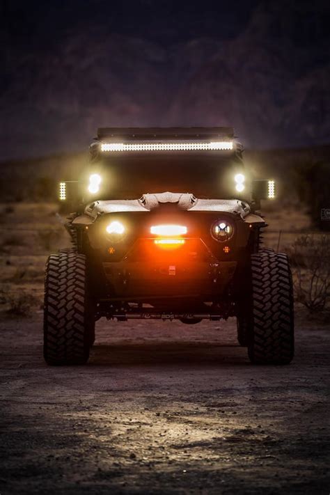 Custom Jeep Wrangler goes Off-Road | LED Lights - ModifiedX