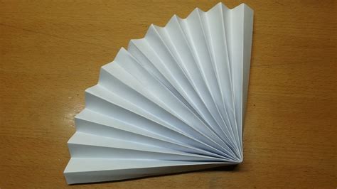 How to make a Chinese Paper Fan - Origami - YouTube